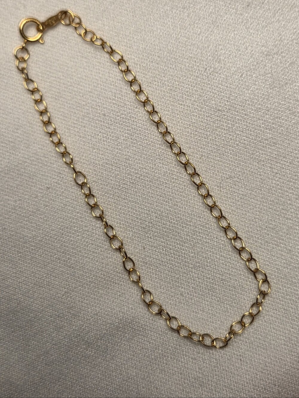 14k Gold Cable Link Bracelet